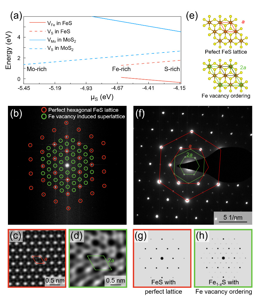 20220921-论文-谭隽阳-非层状二维Fe1-xS中的有序阳离子Fe空位表征.jpg